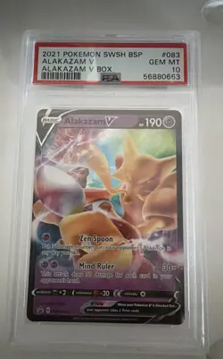 Alakazam V SWSH083 SWSH: Sword & Shield Promo Cards Holo - Image 1