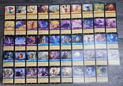 49x Disney Lorcana The First Chapter Bundle Cards Common/Uncommon NM - Image 1