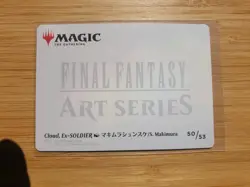 Cloud, Ex-SOLDIER Art Series 50/53 MTG FINAL FANTASY EN NM - Image 2