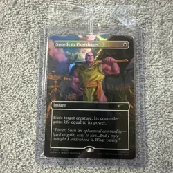 Magic the Gathering PSA Magazine Promo Swords to Plowshares Thanos - Image 1