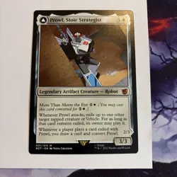 Prowl, Stoic Strategist // Prowl, Pursuit Vehicle Foil Transformers 1 NM MTG - Image 1