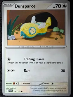 Dunsparce 120/159 Common Journey Together Pokemon NM - Image 2