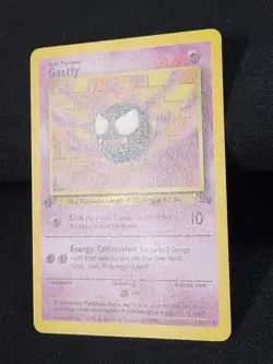 Pokemon Gastly 33/62 1st Edition Uncommon Fossil Set NM - Image 2