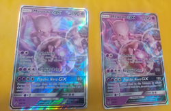 (2) Mewtwo GX - SM196 - Pokemon Sun & Moon Promo Holo Card NM/LP - Image 1