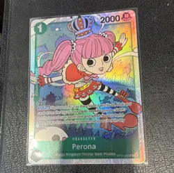OP12-034 Perona SR Holo OP-12 One Piece Card Game Character Card English - Image 1