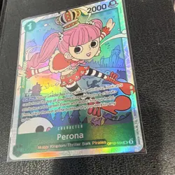 OP12-034 Perona SR Holo OP-12 One Piece Card Game Character Card English - Image 2