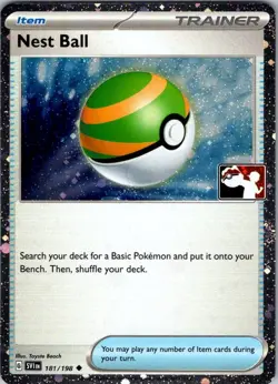 Nest Ball 181/198 Prize Pack Series Cards Holo NM - Image 1