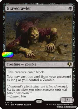 MTG Foil Gravecrawler 114 Innistrad Remastered NM Magic - Image 1