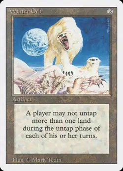 MTG - Winter Orb (FRENCH EDITION) - Revised Edition - X1 - (LP) - - Image 1