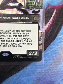 Black Cat, Cunning Thief R 0222 (Borderless) Marvel's Spider-Man Regular - Image 4