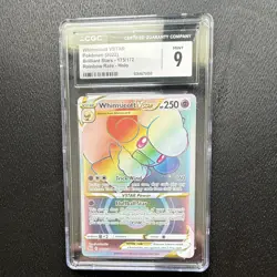 6 Card Lot CGC Graded Pokemon English Holo Whimsicott VSTAR, Glimmora ex + - Image 3