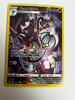 Pokemon Chandelure TG04 Lost Origin Trainer Gallery Ultra Rare Holo NM - Image 1