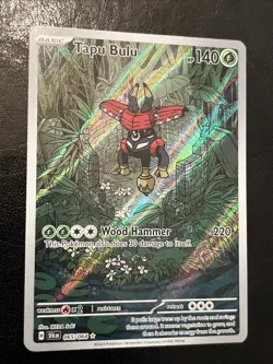 Pokemon TCG Tapu Bulu 65/064 Shrouded Fable SFA Illustration Rare NM - Image 2