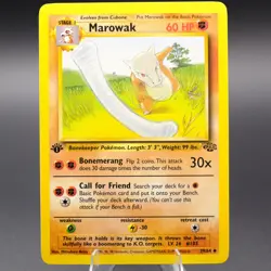 Marowak 39/64 1st Edition Uncommon Jungle Pokemon TCG LP-NM - Image 1