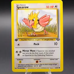 Spearow 62/64 1st Edition Common Jungle Pokemon TCG LP-NM - Image 1