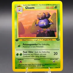 Gloom 37/64 1st Edition Uncommon Jungle Pokemon TCG LP-NM - Image 1