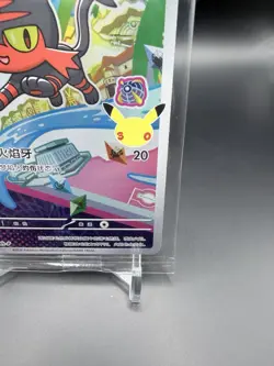 Pokemon S-Chinese 30th Anniversary First Partner Promo Card Litten-020/30th-P - Image 5