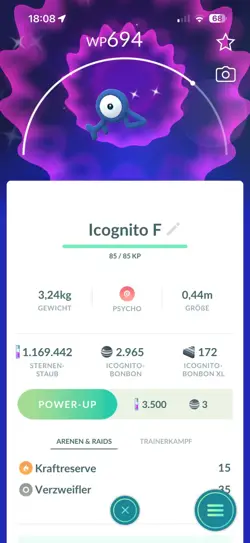 !!!Pokemon GO ✨Shiny Icognito ( F ) Unown - Image 1