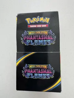 Pokemon TCG - Phantasmal Flames Half Booster Box 18 Sealed Packs - Unsealed Box - Image 1