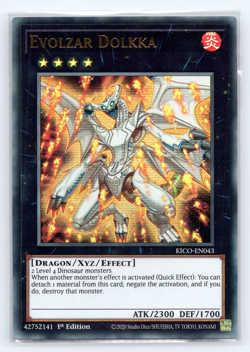 Evolzar Dolkka - KICO-EN043 - Ultra Rare - 1st Edition Yugioh - Image 1