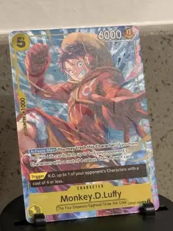 One Piece Monkey.D.Luffy OP07-109 SR Alt Art TCG Promo Foil Super Rare - Image 2