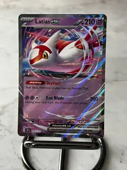 Latias ex 076/191 Sv08: Surging Sparks Holo Pokemon Trading Card Game TCG - Image 1