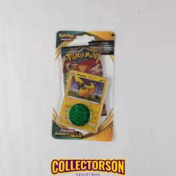 Pokemon TCG Sword & Shield Darkness Ablaze Booster Pack With Pikachu Promo Card - Image 1