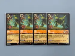 REX 10/204 Rare 4-Card Playset - Disney Lorcana Wilds Unknown - NM Pack Fresh - Image 1