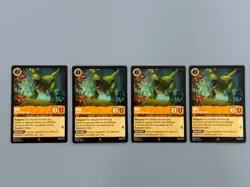 REX 10/204 Rare 4-Card Playset - Disney Lorcana Wilds Unknown - NM Pack Fresh - Image 2