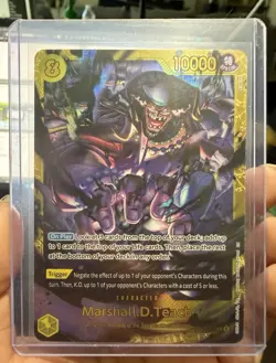 One Piece TCG MARSHALL D TEACH OP16-119 SEC English - Fresh Card To Sleeve! - A - Image 1