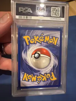 1999 Pokemon Fossil 1st Edition Dragonite 19/62 Non-Holo Card PSA 9 Mint - Image 3