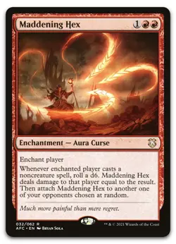 Maddening Hex #32 (NM) Forgotten Realms AFC Magic MTG - Image 1