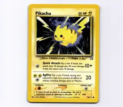 Pikachu 070/111 Neo Genesis 2000 Pokemon Naoyo Kimura LP - Image 1