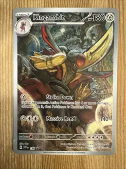 Kingambit - SVP130 - Pokemon Scarlet & Violet Promo Ultra Rare Holo NM - Image 1
