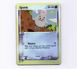 Spoink 73/97 Reverse Holo Dragon E-Reader 2003 Pokemon Miki Tanaka LP - Image 1