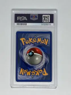 1999 Pokemon Jungle VAPOREON 12/64 Holo Card PSA 7 NM - Image 2