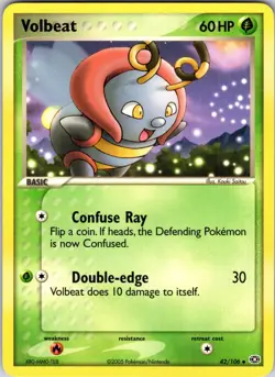 Volbeat 42/106 Emerald Pokemon NM Normal - Image 1