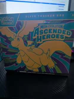 Pokemon TCG Elite Trainer Box Mega Evolution: Ascended Heroes (Factory Sealed) - Image 1