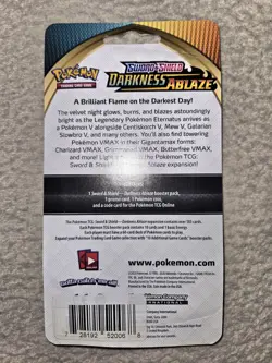 Pokemon Sword & Shield Darkness Ablaze Brand New Blister Pack Pikachu Promo TCG - Image 2