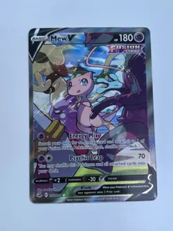 2021 Pokemon SWSH Fusion Strike Mew V #251/264 - Image 1