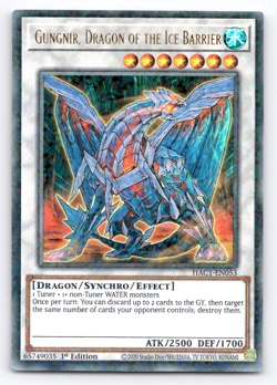 Gungnir Dragon of the Ice Barrier - HAC1-EN053 - Ultra Rare - 1st Edition Yugioh - Image 1