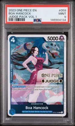 PSA 9 2023 ONE PIECE JUDGE PACK VOLUME 1 059 BOA HANCOCK - Image 1