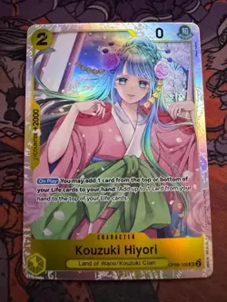 Kouzuki Hiyori OP06-106 Super Rare Wings of the Captain One Piece Near Mint - Image 1