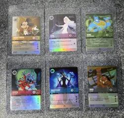 2023 Lorcana Complete Set D100 - Mickey, Elsa, Genie, Stitch, Maleficent, Maui - Image 3