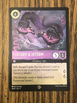 Disney Lorcana - Flotsam And Jetsam Entangling Eels - Foil Promo Gencon 2024 NEW - Image 1