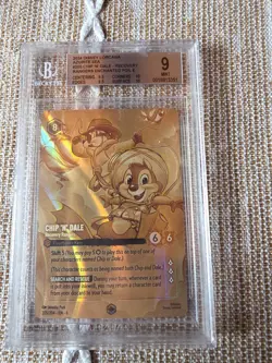 Lorcana Azurite Sea CHIP n' DALE RECOVERY RANGERS #205 Enchanted💎DSG 9 Mint - Image 1