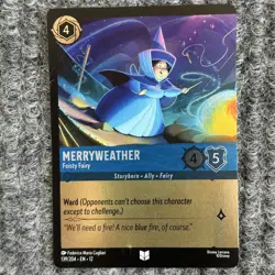 Disney Lorcana Wilds Unknown Merryweather 139/204 Uncommon Foil NM - Image 1