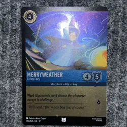 Disney Lorcana Wilds Unknown Merryweather 139/204 Uncommon Foil NM - Image 2