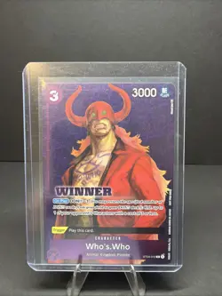 Who's.Who (Tournament Pack Vol. 3) [Winner] - One Piece Promotion Cards (OP-PR) - Image 1