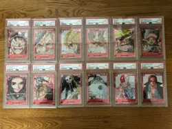 PSA 10 One Piece Card Monkey D. Luffy Premium Card Collection Film Red Set of 12 - Image 1